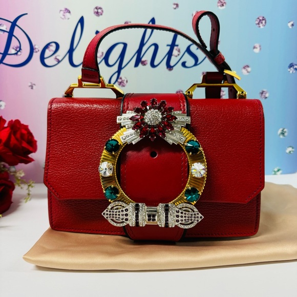 💎PRICE FIRM HOST PICK CRYSTAL MIU CROSSBODY BAG - Picture 5 of 16